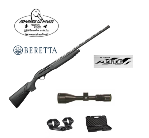 Pack Beretta A400 Lite Synthétique 12/76 Vanguard 3-9x56 Fixe