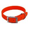 collier Fluo Orange Biothane Bio gold HB dog 45cm
