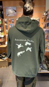 Sweat Capuche Armurerie du Moulin Duck